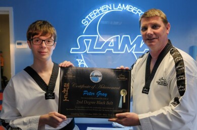 Slamazone newly promoted black belts 150